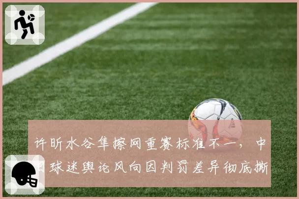 许昕水谷隼擦网重赛标准不一,中日球迷舆论风向因判罚差异彻底撕裂